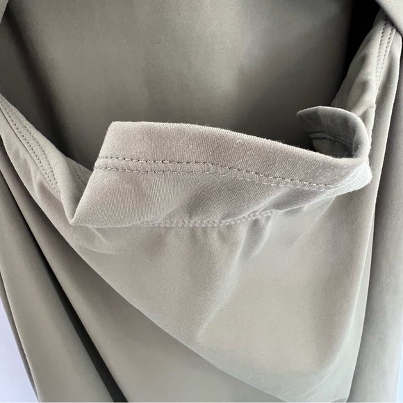 Halara SoftlyZero Double Strap Tennis Active Dress Olive Green Built-In Bra Sz S - Picture 4 of 7